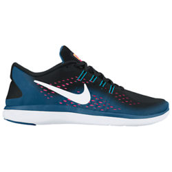 Nike Free RN 2017 Women's Running Shoes Blue/Black